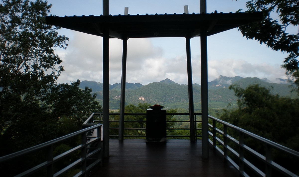 Zen Structure in Hellfire Pass, Kanchanaburi, Thailand Inspire Inner Peace